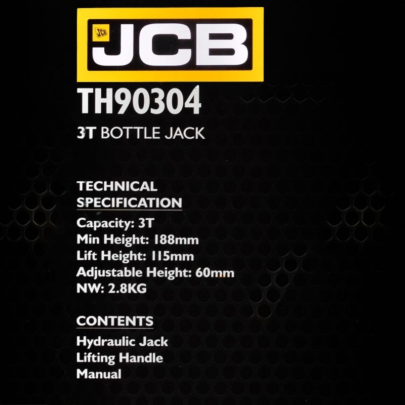 Хидравличен крик JCB ТH90304, тип бутилка, 3т - цена
