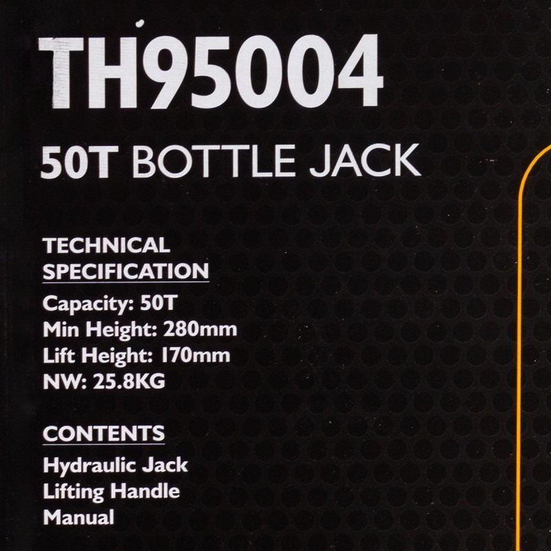 Хидравличен крик JCB ТH95004, тип бутилка, 50т - цена