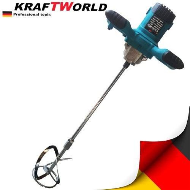 Строителен миксер Kraftworld 2400W , бъркалка за бетон