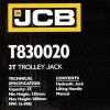 Крик крокодил 3т JCB ,T830020 (135-400mm) - цена