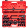 Ударно гедоре комплект EVERFORCE  26 части  12-стен (3/4"-1", 17-65 mm) - цена