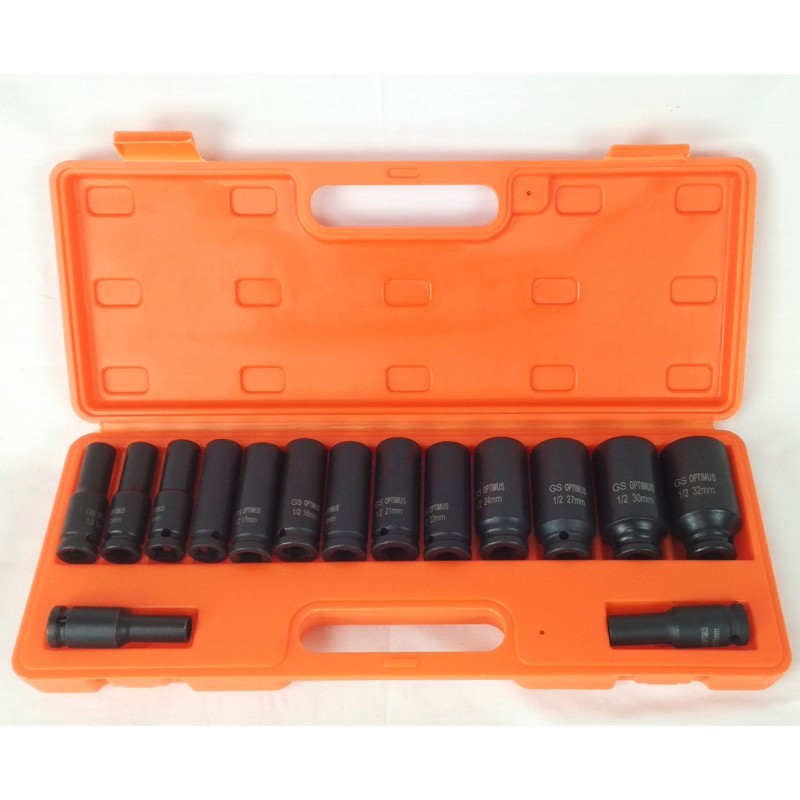 Вложки ударни 1/2″ к-т 15 броя Stahl Mayer