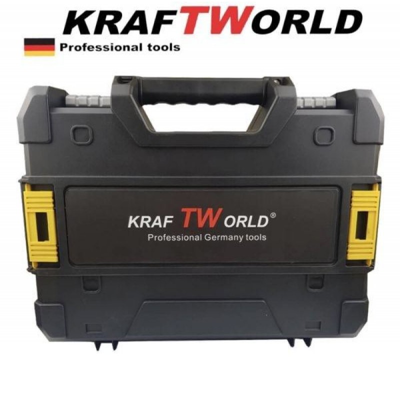 Акумулаторен ъглошлайф KRAFTWORLD 36V 8,0 Ah + 2 батерии и зарядно