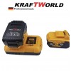 Акумулаторен ъглошлайф KRAFTWORLD 36V 8,0 Ah + 2 батерии и зарядно