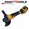 Акумулаторен ъглошлайф KRAFTWORLD 36V 8,0 Ah + 2 батерии и зарядно