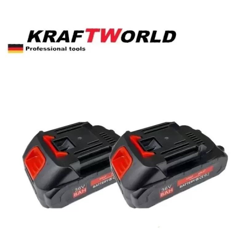 Немски Акумулаторен Трион KRAFT WORLD /36V, 8Ah/ + 2 Вериги