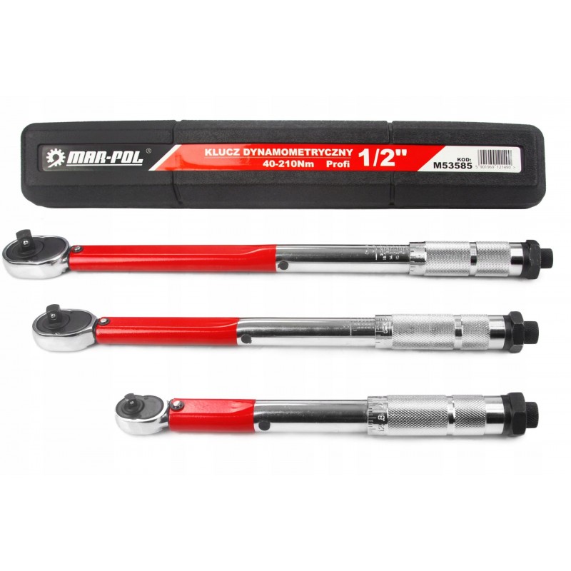 ДИНАМОМЕТРИЧЕН КЛЮЧ 1/2" 40 – 210 NM MAR-POL