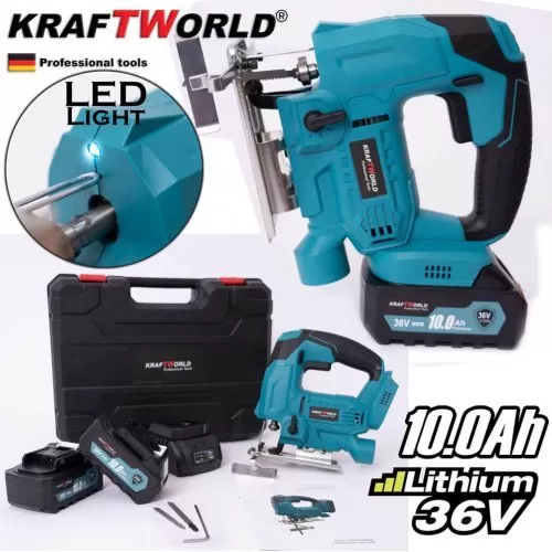Акумулаторно зеге KRAFT WORLD 36V, 10Ah, 23мм