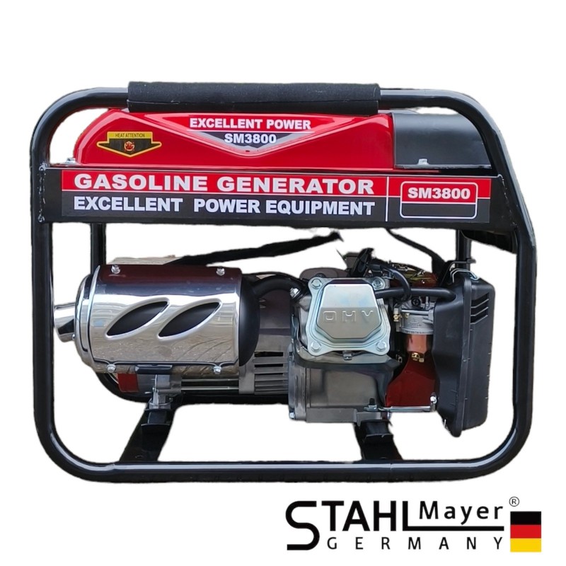 Немски четиритактов монофазен генератор за ток STAHLMAYER  3,8kW - Агрегат