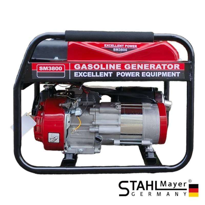 Немски четиритактов монофазен генератор за ток STAHLMAYER  3,8kW - Агрегат