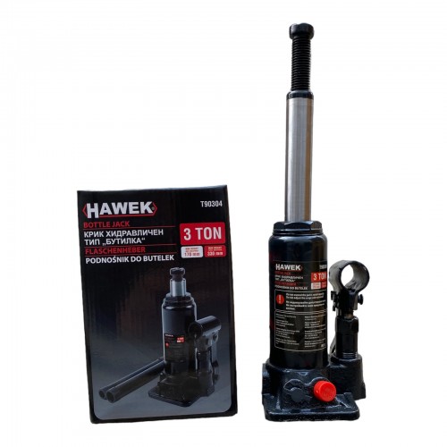 Хидравличен крик HAWEK Т90304 тип бутилка 3 тона