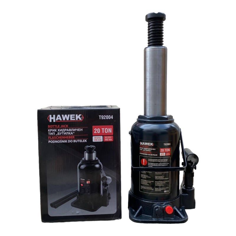Хидравличен крик HAWEK Т92004 тип бутилка 20 тона
