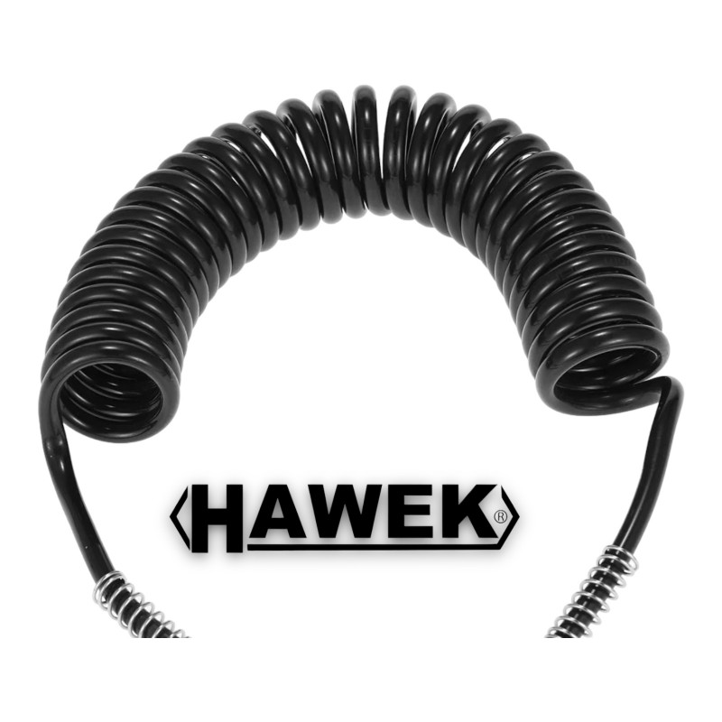 Полиуретанов Спирален Маркуч за въздух с бързи връзки HAWEK 10м. 15м. и 20м.